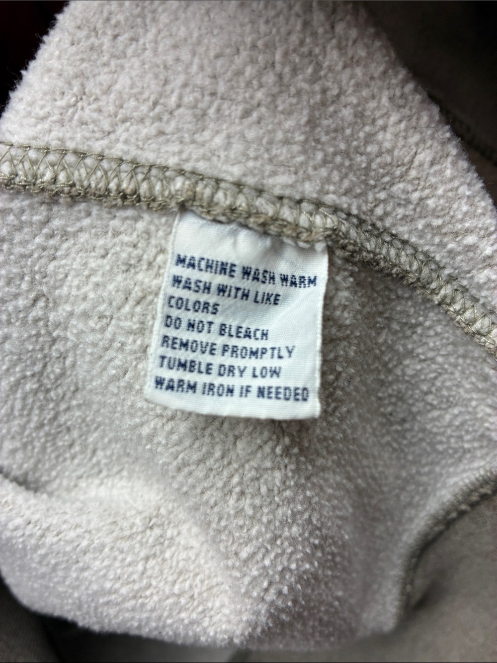 Polo by Ralph Lauren Beige Full-Zip Hoodie with Logo - Picture 3 of 7